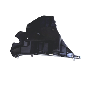 Image of Bumper Cover Bracket (Left, Front) image for your Volvo S80  